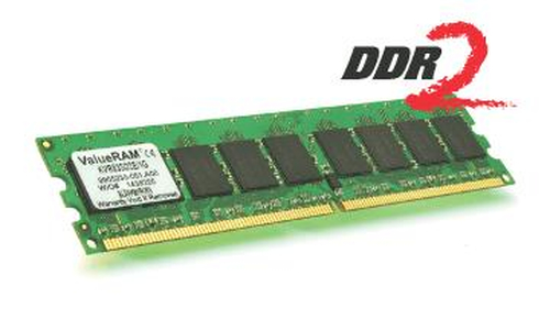 Kingston Technology ValueRAM 1GB 400MHz DDR2 ECC CL3 DIMM memory module 240-pin DIMM