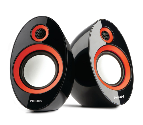 Philips SPA60R/94 loudspeaker 1-way Red Wired 2 W