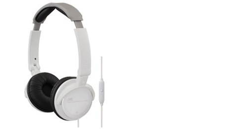 JVC HA-SR500 Headset Wired Head-band Calls/Music Black, White