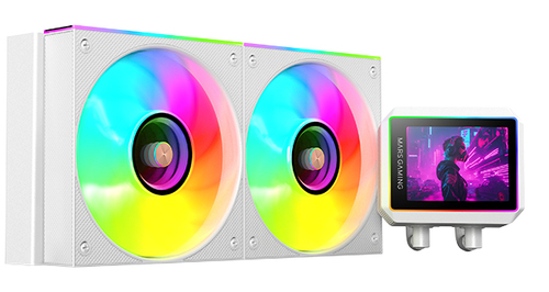 Mars Gaming ML-VISIONII240W Processor All-in-one liquid cooler 12 cm White 1 pc(s)