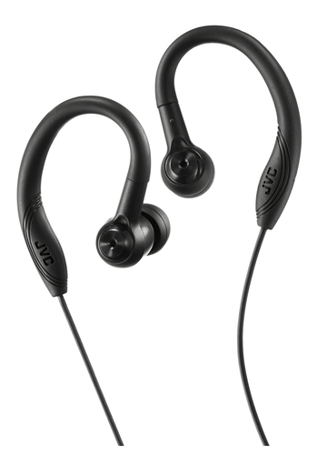 JVC HA-EC10 Headphones Wired Ear-hook Sports Black