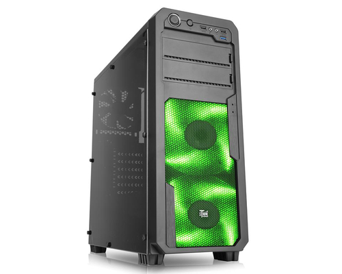 itek Swoop Midi Tower Black