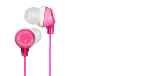 JVC HA-FX22 Headphones Wired Pink