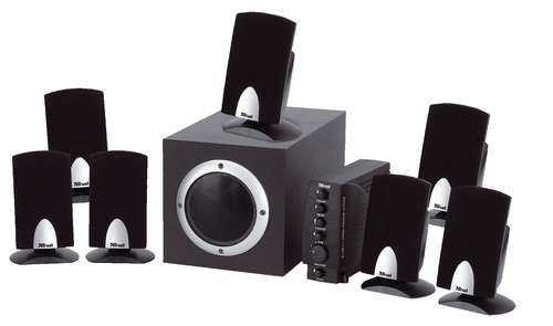 Trust 7.1 Home Theatre System 8110B speaker set 110 W 7.1 channels 10 W