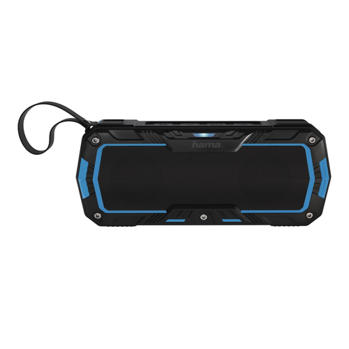 Hama Rockman-L Stereo portable speaker Black, Blue 6 W