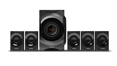 Philips SPA8000B/94 speaker set 120 W PC/Laptop Black 5.1 channels 75 W Bluetooth