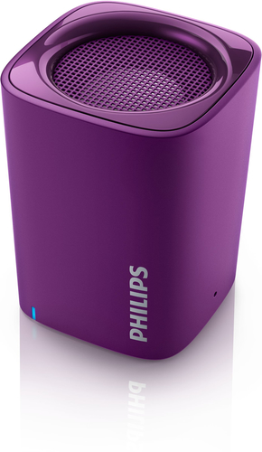 Philips BT100V/37 portable/party speaker Violet 2 W