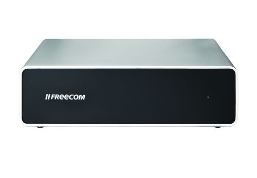 Freecom Quattro 3.0 external hard drive 8 TB 3.5″ USB 3.2 Gen 1 (3.1 Gen 1) Black, Stainless steel