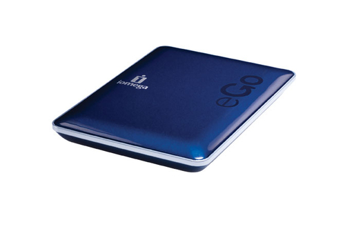 Iomega eGo™ HD 500GB USB 2.0 external hard drive 5400 RPM Blue