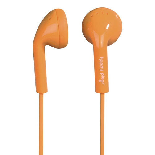 Happy Plugs 77008 headphones/headset Wired In-ear Orange