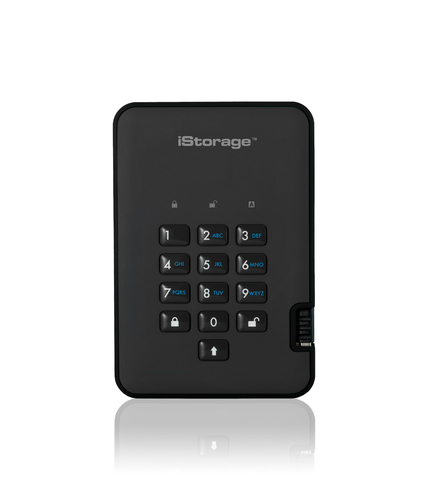 iStorage diskAshur² SSD 16TB Black | Secure Portable Solid State Drive |AES-XTS 256-bit Hardware Encryption | PIN protected | OS & Platform Independent | TAA Compliant |Brute force hack defence | Dust/Water Resistant