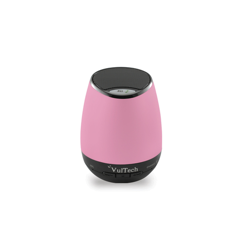 Vultech SP-300BT P portable/party speaker Mono portable speaker Black, Pink 6 W