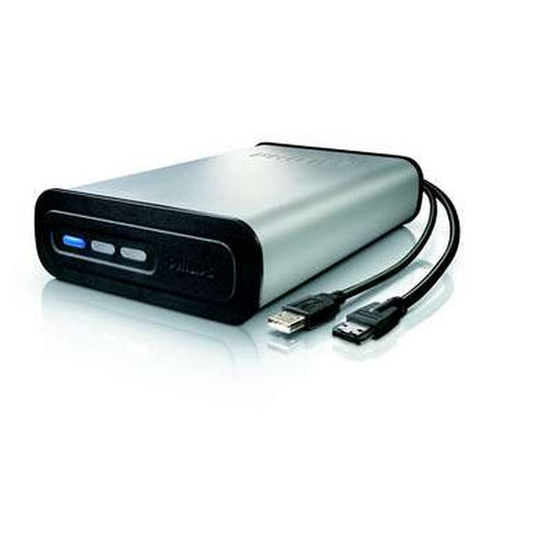 Philips External Hard Disk 500 GB eSATA USB 2.0 external hard drive 7200 RPM 3.5″