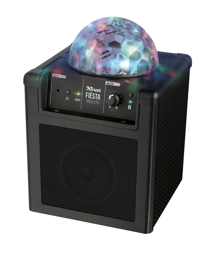 Trust Fiësta Disco Lite Stereo portable speaker Black 20 W