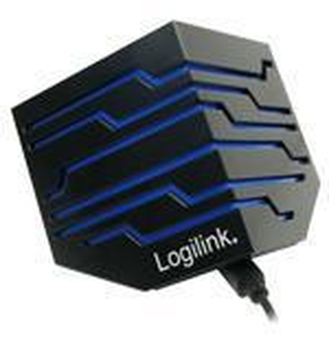 LogiLink Stereo Active Speaker 3-way Black Wired 6 W