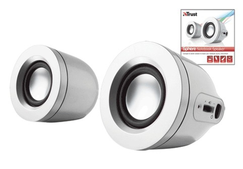 Trust Sphere Notebook Speaker Silver Wired