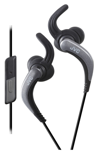 JVC HA-ETR40-B-E headphones/headset Wired In-ear Sports Black, Grey