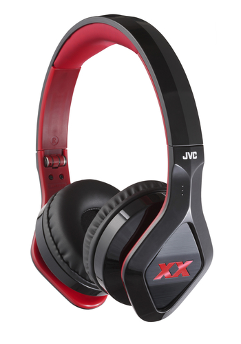 JVC HA-SR100X-B Headset Wired Head-band Black, Red